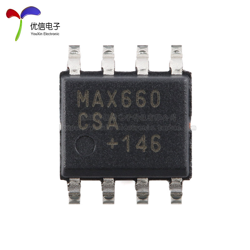 原装正品 MAX660CSA+T SOIC-8 CMOS单片电压变换器芯片 - 图1