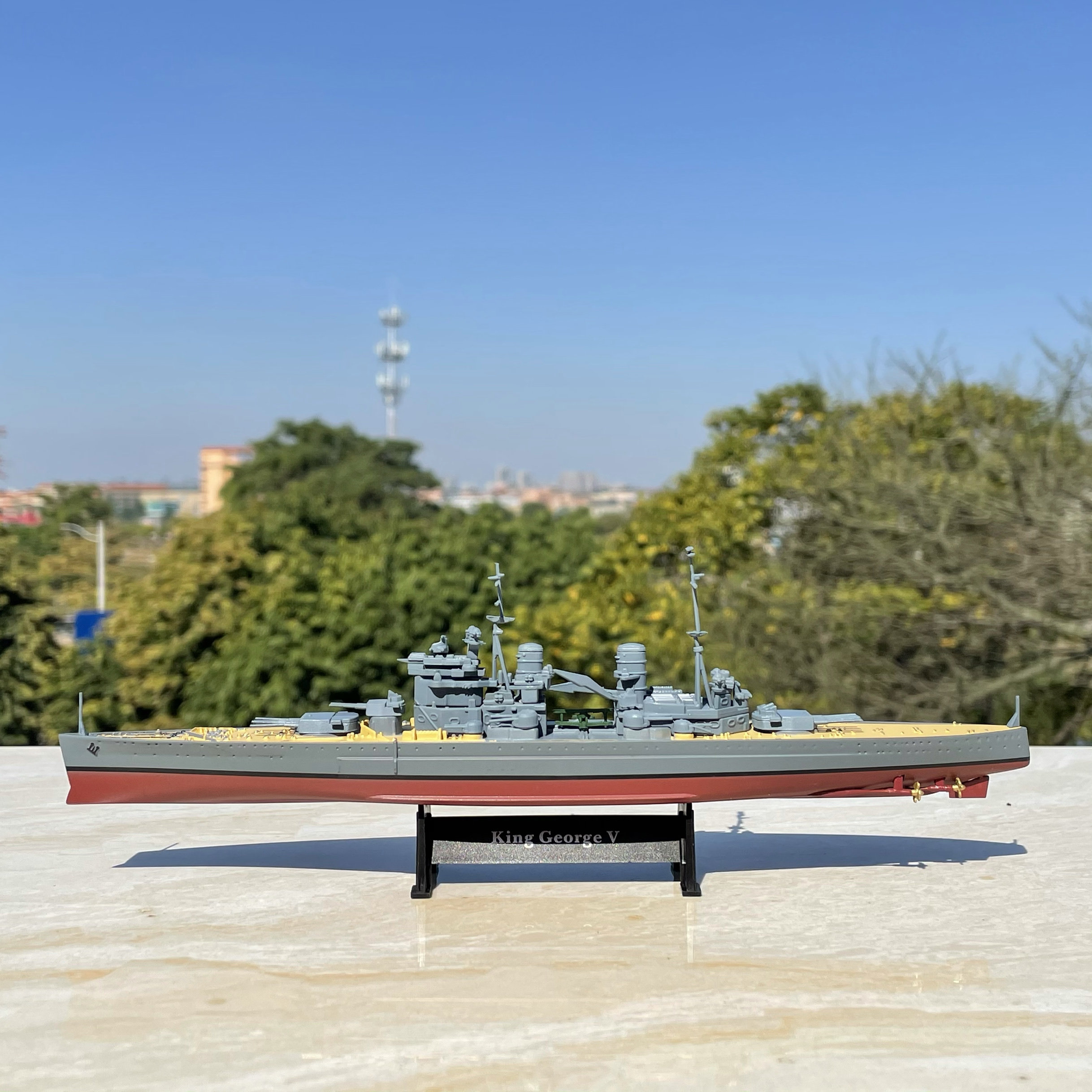 1:1000英国乔治国王五世战列舰 合金战舰模型,淘宝优惠券,粉丝福利购,淘宝优惠卷