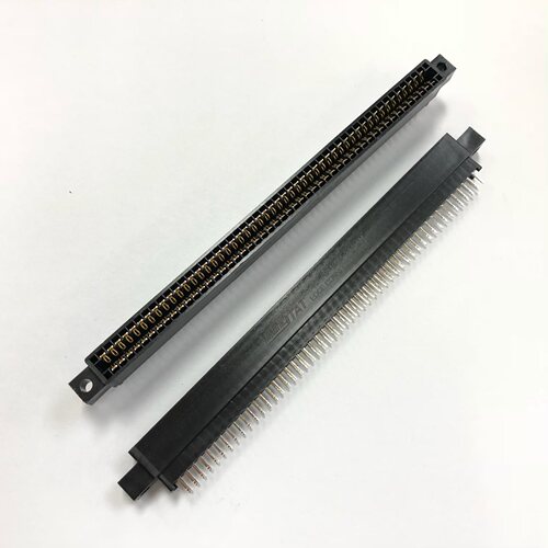 WingTAT野口 2.54全金3U 总线插座 S-100-2.54-5M 100P 有耳 - 图0