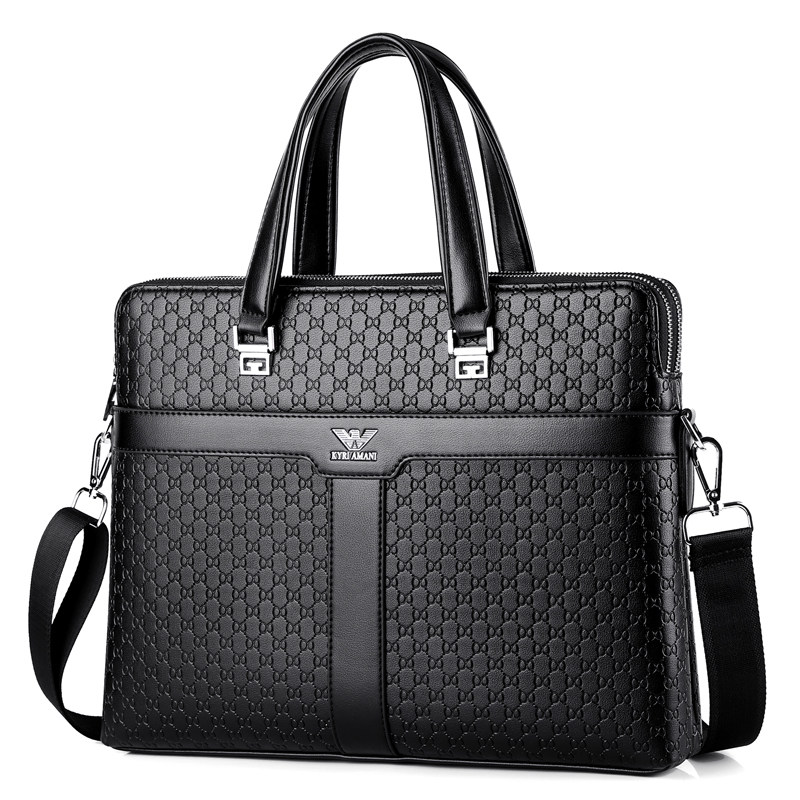 维方阿玛尼真皮公文包商务斜挎包 11年老店金冠包包铺男士包袋