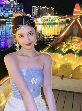 新娘流苏发饰古风额链