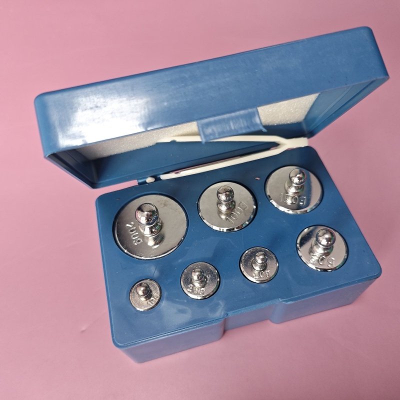 教学实验砝码电子称天平校准100g500g1000g套装精密天平砝码 套装