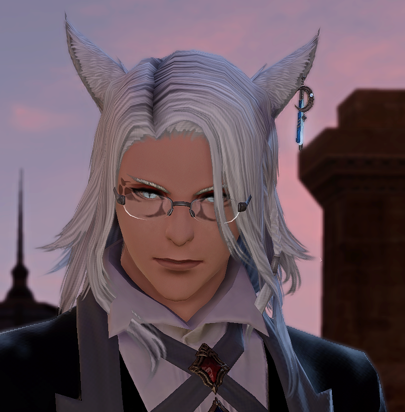 【SANI小窝】FF14/最终幻想14猫魅族敖龙族精灵族维埃拉cos假发 - 图2