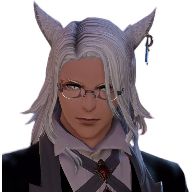 【SANI小窝】FF14/最终幻想14猫魅族敖龙族精灵族维埃拉cos假发 - 图3