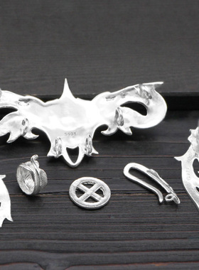 diy唐草蔓藤钩子手工匠人项链坠