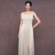 TANSSHOP champagne color bridesmaid dress new style multi-style niche satin long style can be worn in daily life high-end light dress