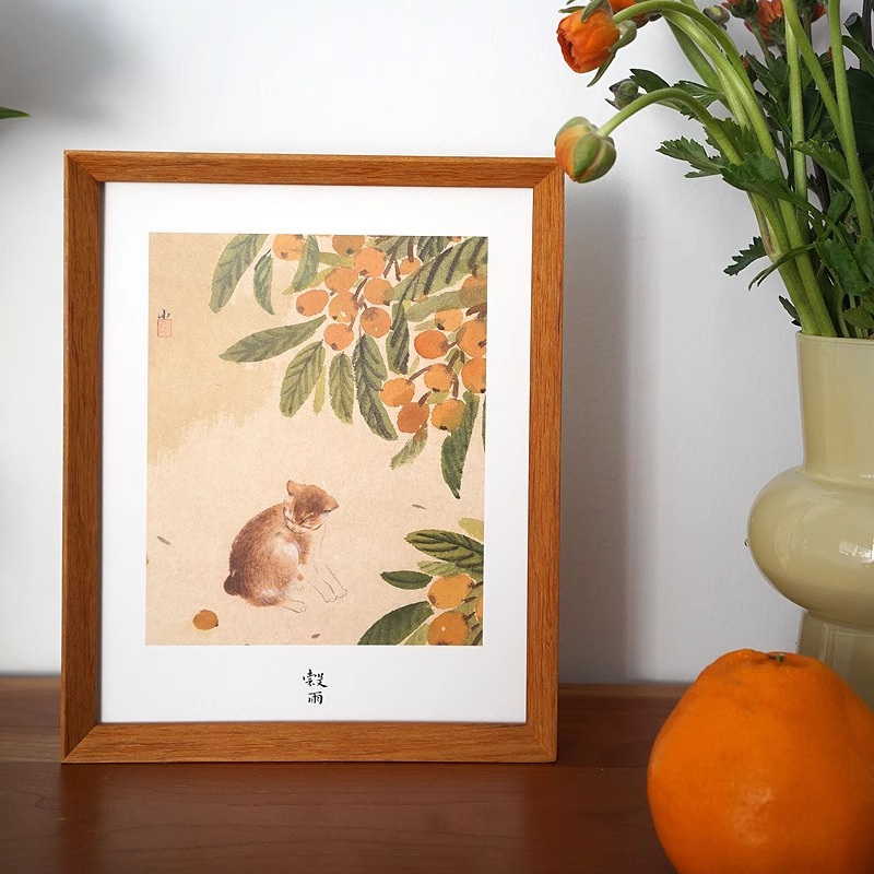 一二山 24节气画第2版教师长辈礼物皇小小水墨卧室桌面摆台装饰 - 图1
