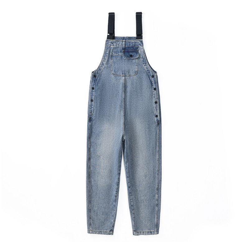 孕妇背带裤春秋冬款外穿时尚大码宽松牛仔长裤加绒厚吊带长裤子,淘宝优惠券,粉丝福利购,淘宝优惠卷