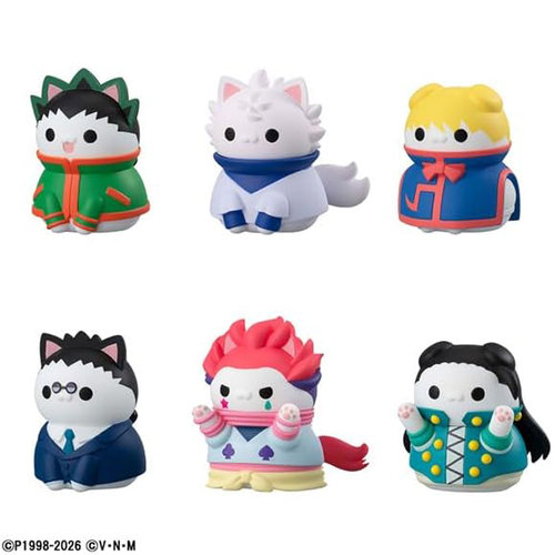 新品预售MegaHouse日版全职猎人奇犽西索小杰猫咪手办盒蛋盲盒 - 图0