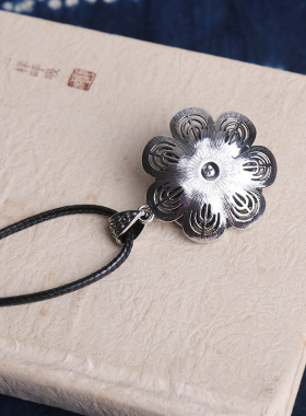 复古莲花可动网红爆款毛衣链