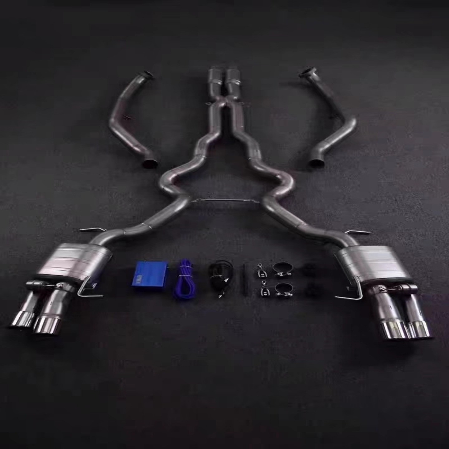 适用宝马M3 M4 M5 M6 M8 X3M X4M X5M X6M 阀门排气管改森德 RES - 图1