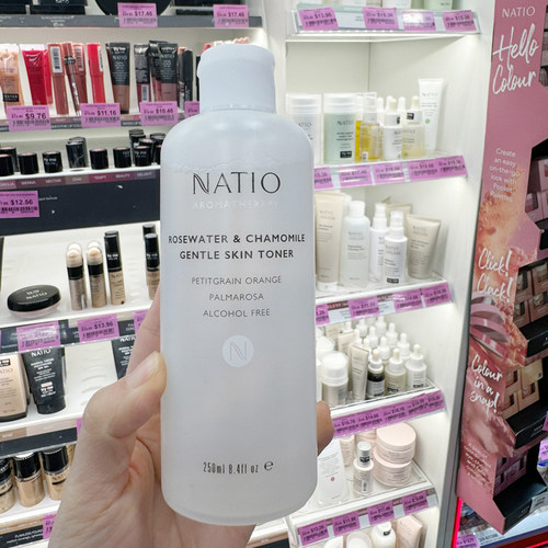 澳洲米雪高Natio娜迪奥洋甘菊玫瑰爽肤水女250ml湿敷 - 图0