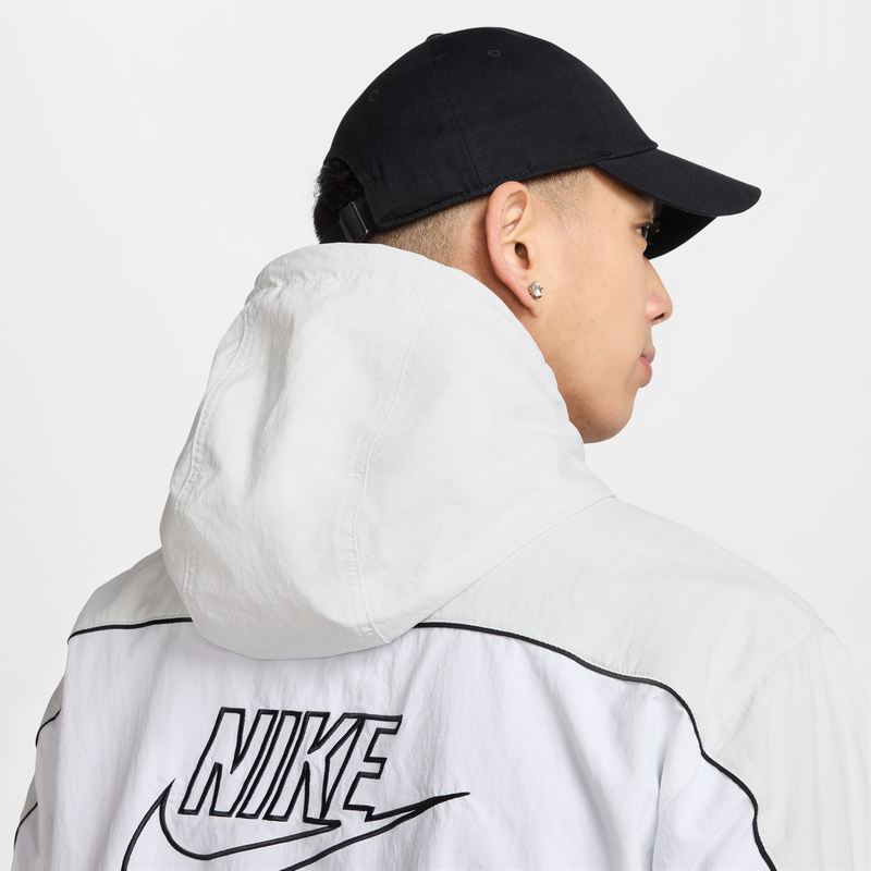 耐克男子宽松连帽夹克春季外套美式复古轻便运动拼接NIKE HJ2013,淘宝优惠券,粉丝福利购,淘宝优惠卷