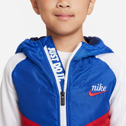 Nike, детская рубашка, зимняя ретро спортивная комфортная куртка