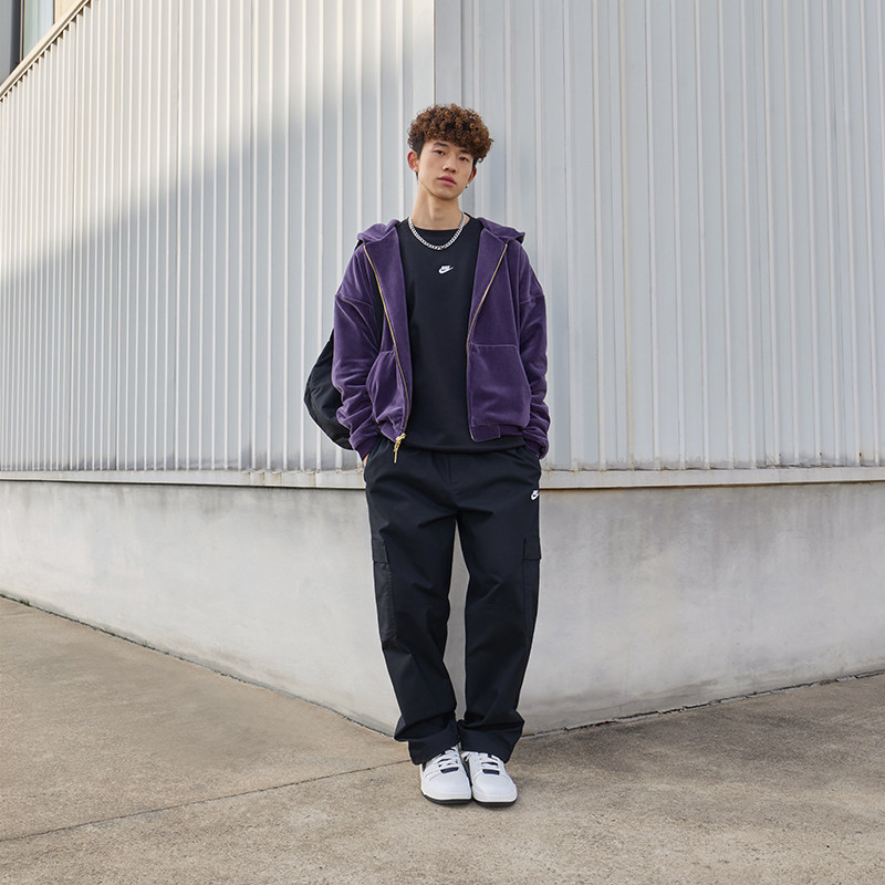 耐克男子复古低帮运动鞋经典舒适简约NIKE FULL FORCE FB1362