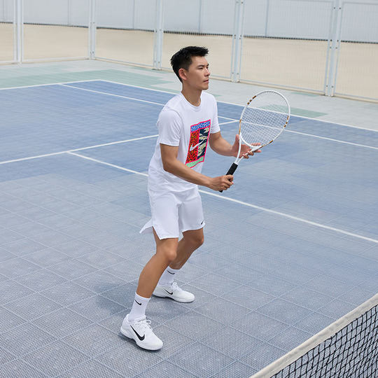 Nike耐克阿尔卡拉斯同款男透气轻便网球鞋冬季缓震网眼支撑FV5552