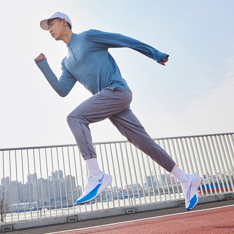 Nike耐克官方DRI-FIT男防晒速干跑步上衣夏季反光透气叠搭DD4757 - 图0