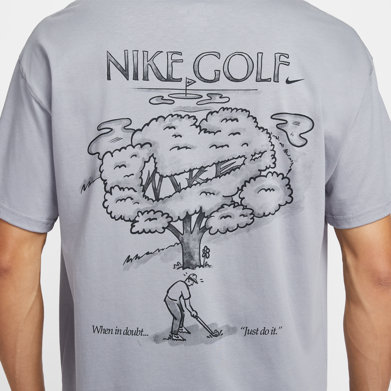耐克男子宽松高尔夫T恤冬季新款纯棉针织休闲舒适NIKE HV1791,淘宝优惠券,粉丝福利购,淘宝优惠卷