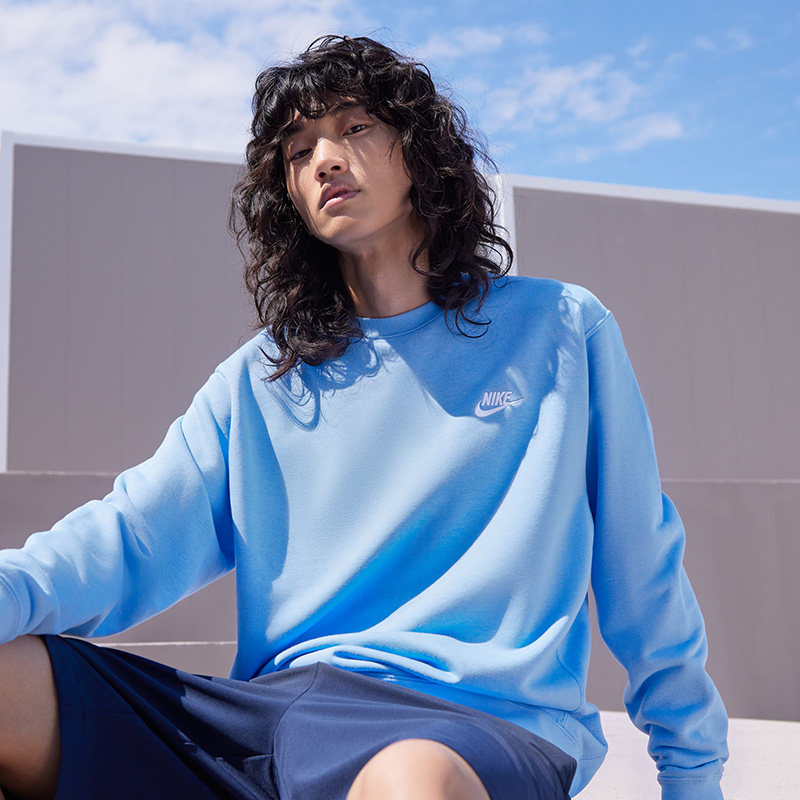 Nike耐克官方男法式毛圈上衣冬季圆领卫衣轻便柔软舒适耐穿BV2667