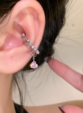 医用钛钢耳钉小众设计耳蜗耳骨钉
