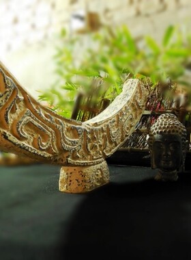 现代家居仿古风书房如意装饰品