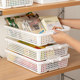 Short storage basket plastic thickened desktop finishing box living room snack storage basket bedside small items storage tool