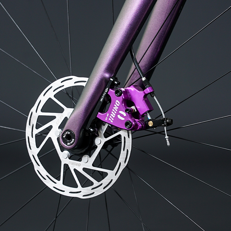 奥利尼超轻CD-01中锁碟片公路山地自行车160mm 140mm刹车片碟刹盘 - 图1