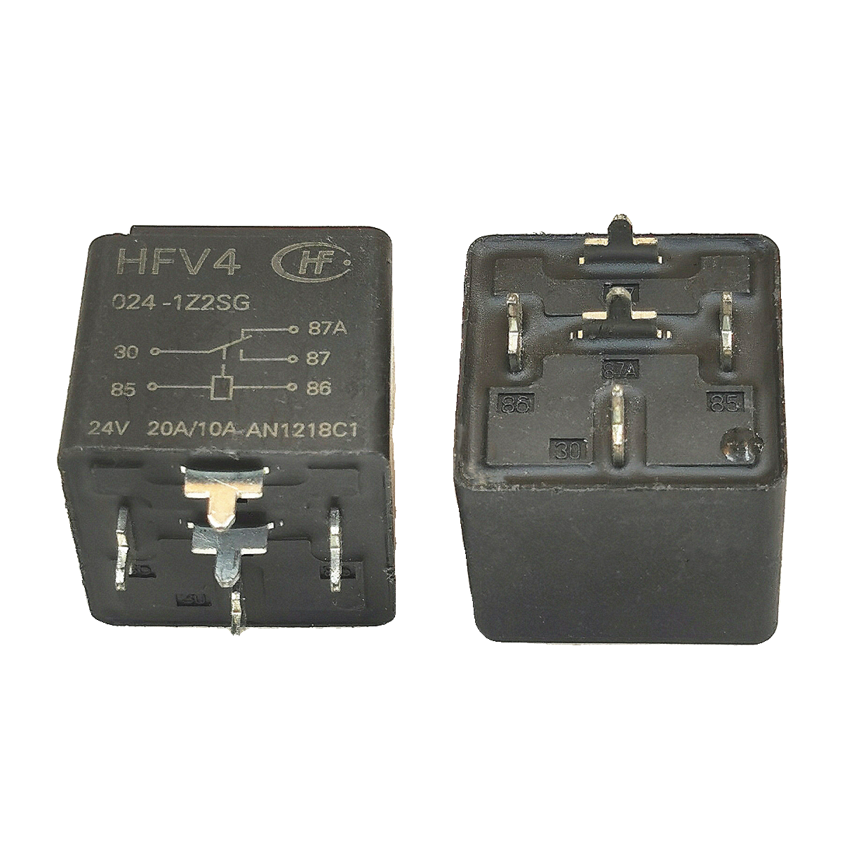 HFV4/024-1Z2SG 汽车继电器 AZ974-1C-24DE 30A 24V  两种通用