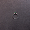 Juhuige Burmese natural grade A jade green ring
