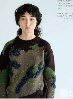 日本PUPPY芭贝羊毛粗线大衣线