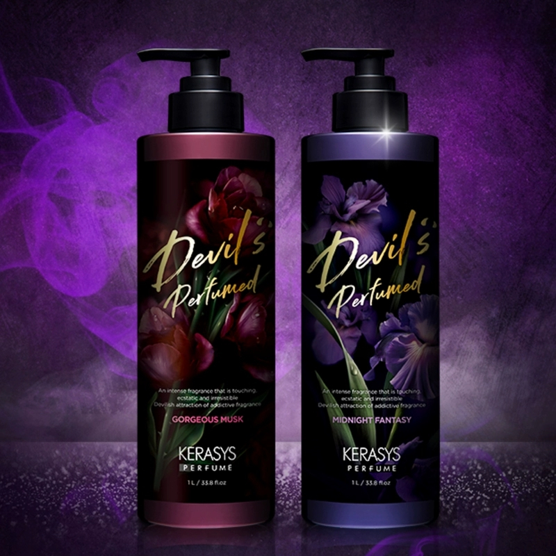 韩国直邮 Kerasys洗发水Devils Perfume幻想洗发水+护发素礼盒 - 图1