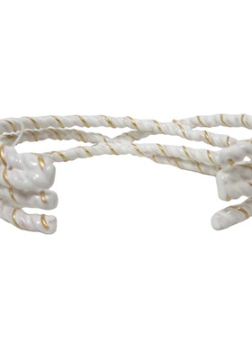 全新 Maison Margiela 11 Laces Rope 绳索手镯 手环 白色 24SS