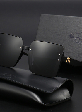 偏光太阳镜方形复古风女防紫外线