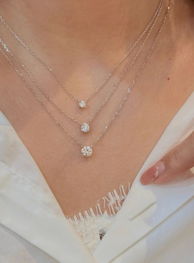 赵露思同款mini钻经典四爪锆石