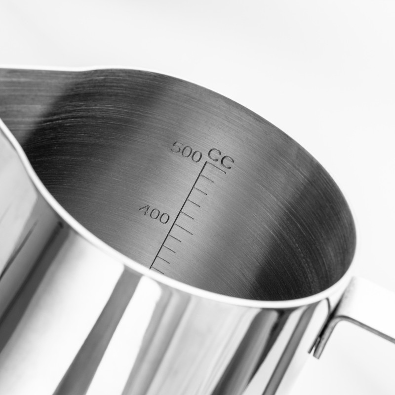 CAFEDEKONA拉花杯带刻度尖嘴不锈钢加厚奶泡缸器具花式咖啡拉花缸 - 图3