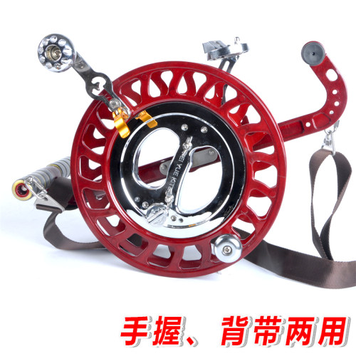 飞悦专业风筝新款线盘轮威力王2.3.0H可换盘全王手握防倒转不锈钢 - 图2
