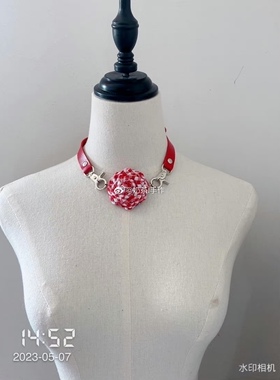 原创设计玫瑰花甜美不撞款锁骨链