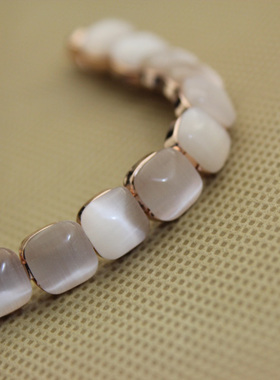 猫眼石时尚风夸张百搭装饰品手环