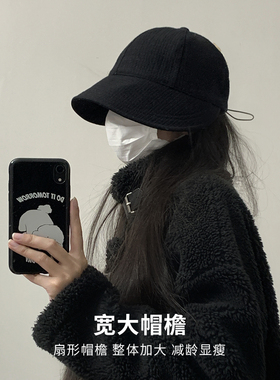 春秋季太阳鸭舌帽素颜遮脸帽