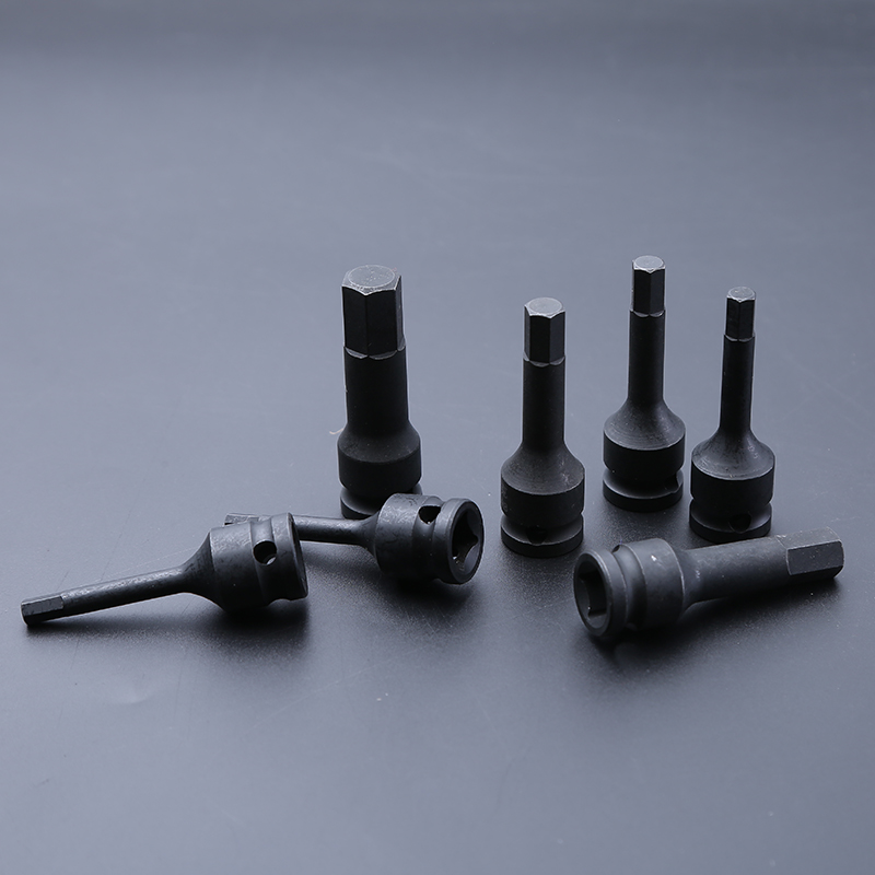 风炮3/8中飞气动内六角套筒10mm连体批头电动扳手梅花旋具头套装 - 图1