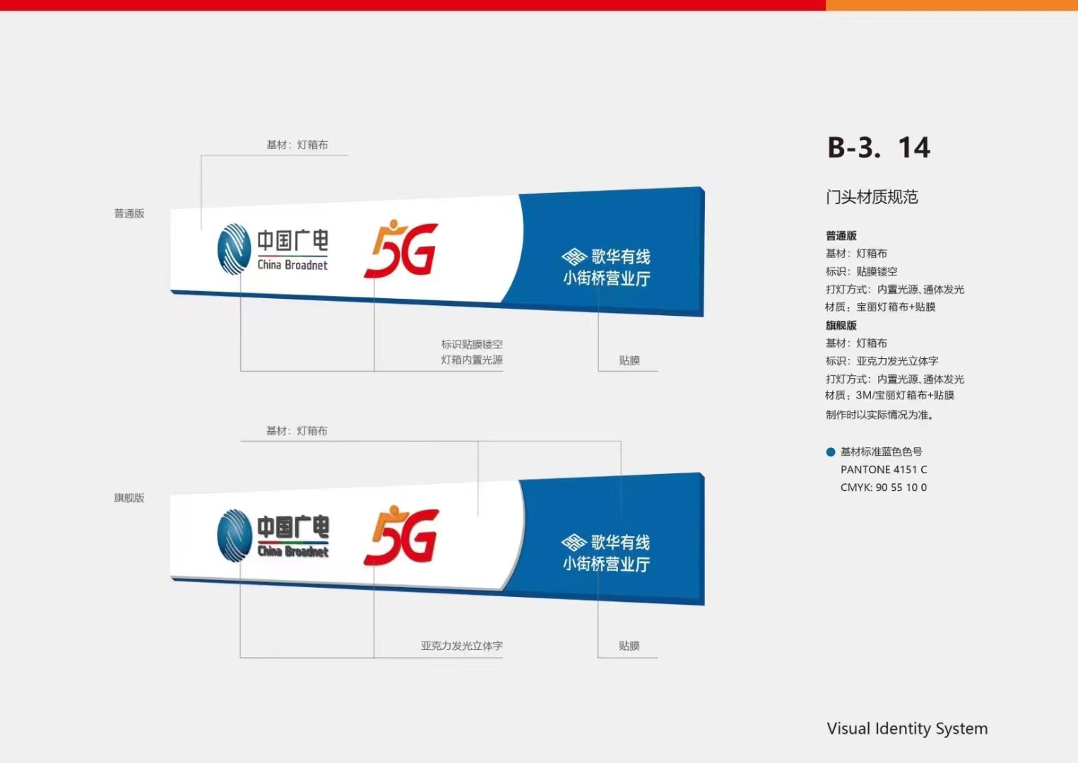 3M透光贴膜灯箱布艾利LG广告布UV银行石化德佑户外门头中国广电5G - 图0