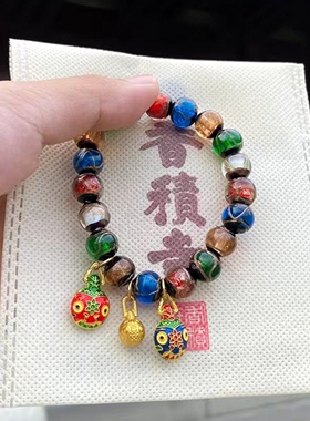 杭州香积景区爆款香灰琉璃手链