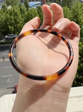 红花山龟甲壳花色叮当手镯