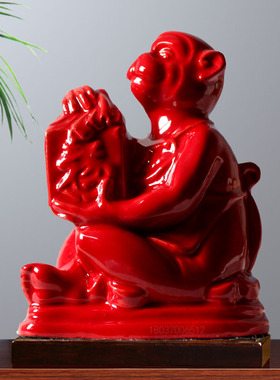 十二生肖陶瓷摆件客厅装饰祝福