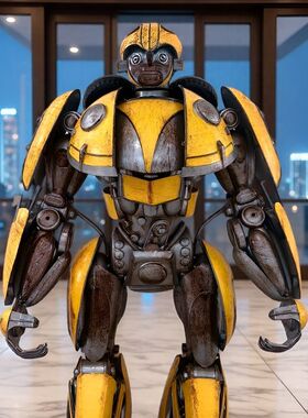 仿真铁艺机器人家居装饰品