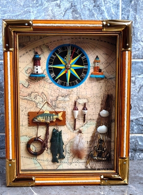 钥匙盒收纳箱玄关壁挂壁饰木挂盒