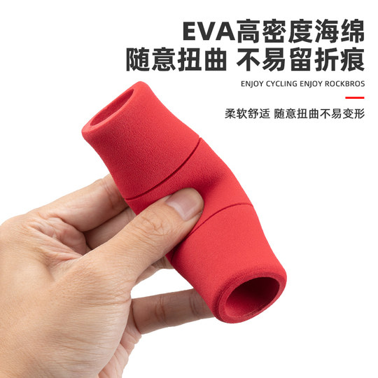 Las fundas de manillar de esponja Rock Brothers son antideslizantes, cómodas y absorben los golpes.