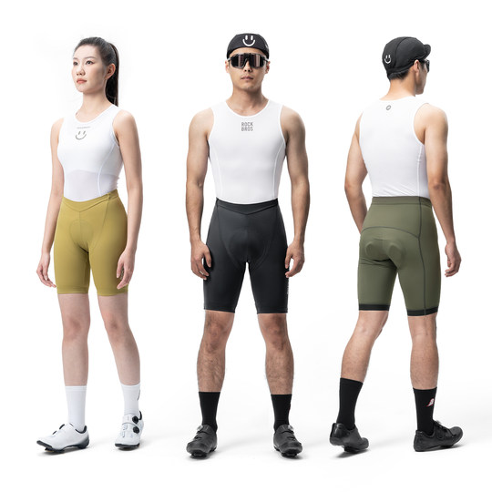Pantalones cortos de ciclismo con acolchado de espuma para bicicleta de carretera Rock Brothers