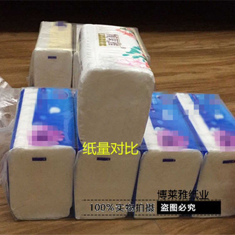 宝宝植物亲肤公司家用3层100抽24包原生木浆柔抽纸 Tissue Paper - 图1