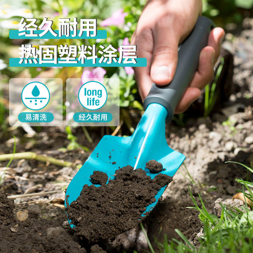 德国进口嘉丁拿GARDENA花园养花种菜挖土工具 家用加厚园艺小铲子 - 图2